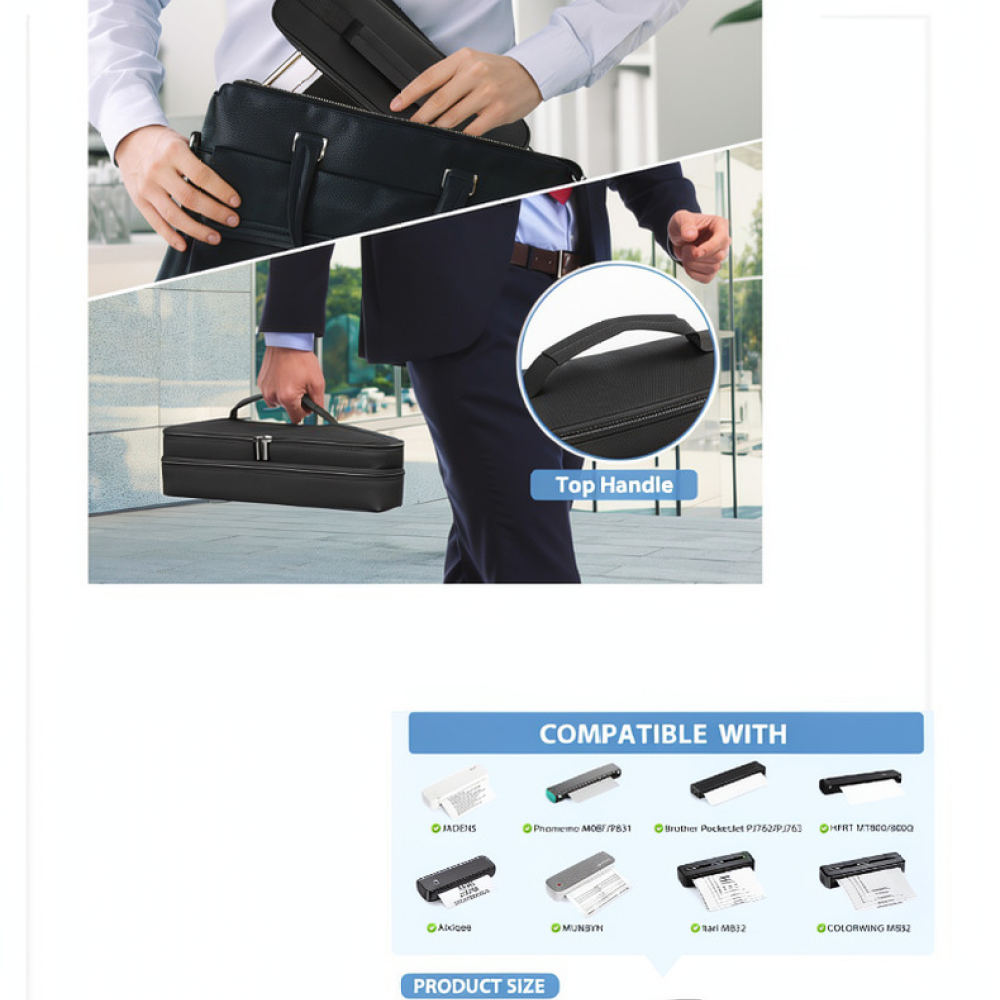 Compact Portable Printer Stora - Tech Accessories Travel Organizer Pouch review and price